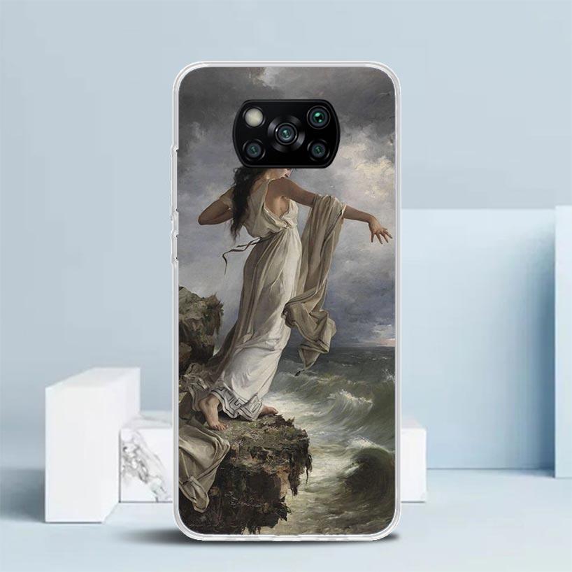 Чехол для телефона в стиле Ренессанс, Арт, Краски, Для Xiaomi Poco F7 Ultra X5 X6 X7 Pro M7 Redmi 15C 15 13C 13 12C 12 10C 10 10A 9 9C 9A 9T