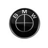 1pcs 74mm 82mm Black White Car Emblem Front Hood Rear Trunk Badge for BMW E46 E39 E38 E90 E60 E92 E93 X1 X3 X2 X5 djbf00