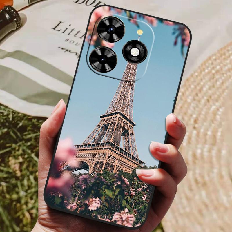 Для Infinix Hot 40 Чехол Hot40 Pro Роскошный Телефон Силиконовая Задняя Крышка Для Infinix Hot 40 Pro / hot 40i Чехлы Защитный Чехол Capas