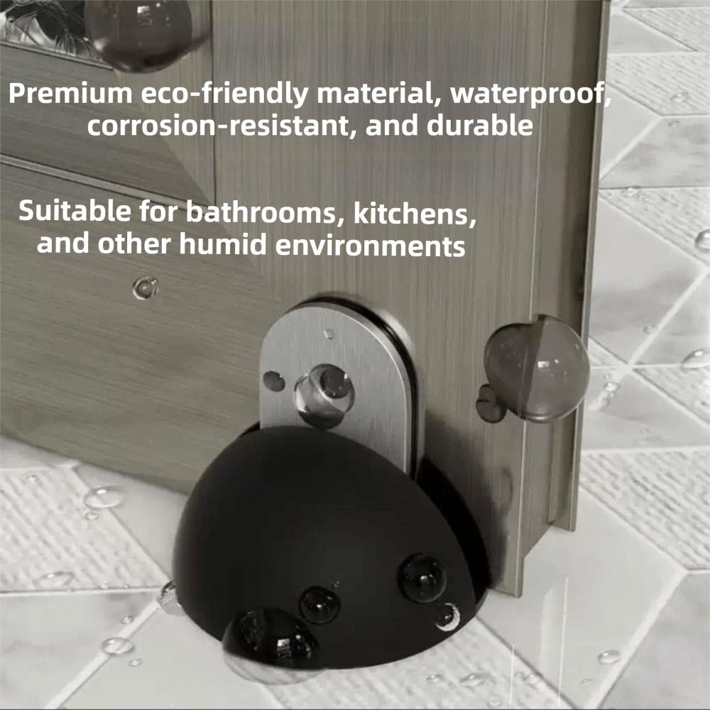 No-drill Magnetic Door Stopper Self Adhesive Door Holder Premium Floor Door Catch Furniture