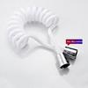 Handheld Water Toilet Bidet Sprayer Flexible Spring Shower Head Hose Tube Telephone Line Soft Hoses Bathroom Accessories