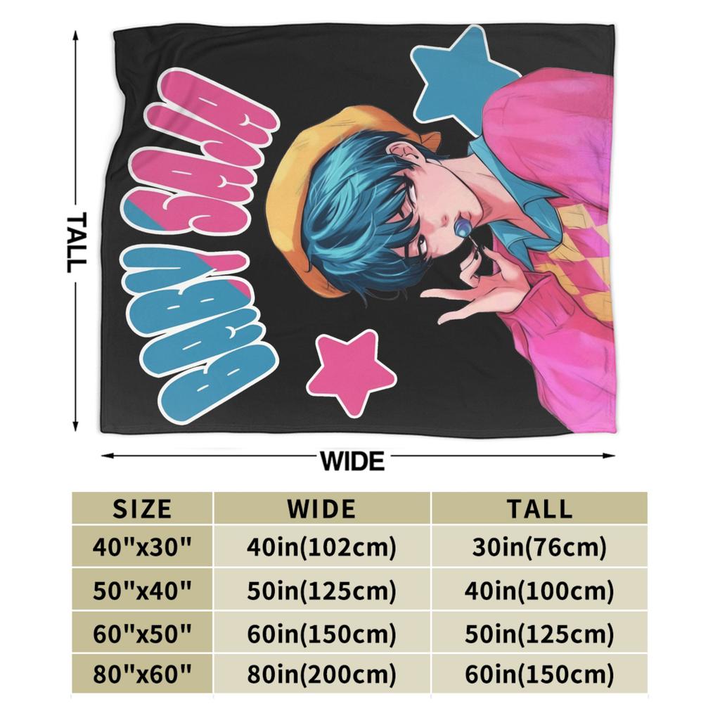 Baby Saja KPop Demon Hunters Saja Boys Blanket Warm Funny Plush Bedding Throws For Child Couch Chair Flannel Bedspread Bed Cover