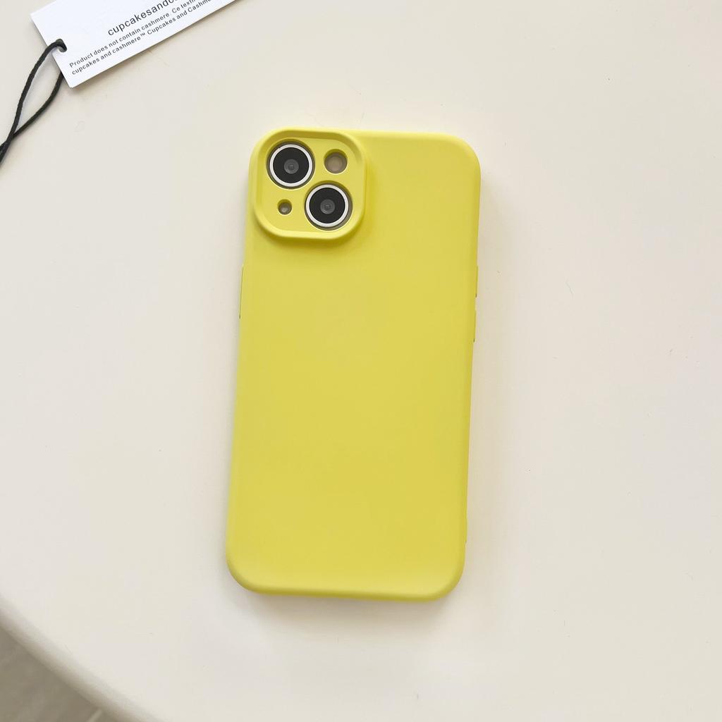 Применимо к чехлу для мобильного телефона iPhone17Promax Apple 16 жидкий силикон 14 простой однотонный 13 противоударный защитный чехол
