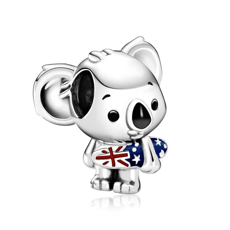 202 Серебряный Цвет Животное Музыкальная Корона Мальчик Подвеска Подходит Браслет Шарм DIY Женские Оригинальные Модные Подарки