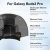 Амбушюры из пены с эффектом памяти для Samsung Galaxy Buds3 Pro, Galaxy Buds Pro 3 с силиконовым щитком, Комфорт и надежная посадка с амбушюрами из пены с эффектом памяти,