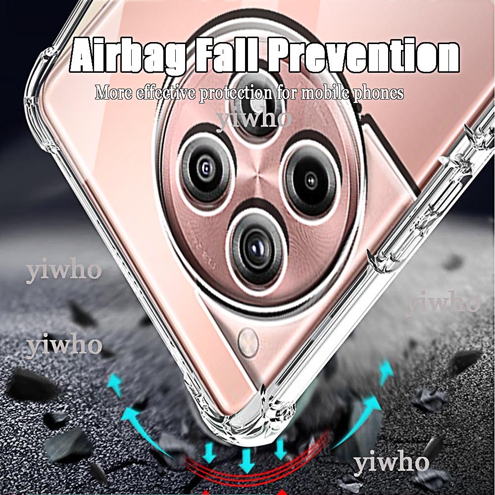 Прозрачный чехол для телефона для Oneplus 12r 12 11r 11 Ace 3 2v Защитная задняя крышка камеры Nord Ce 3 2 Lite 2t Мягкий ТПУ чехол