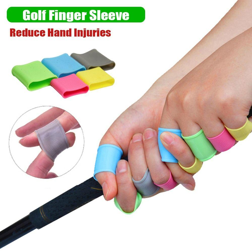 Basketball Tennis Bowling Hand Protector Support Silicone Sports Finger Band Golf Finger Sleeves