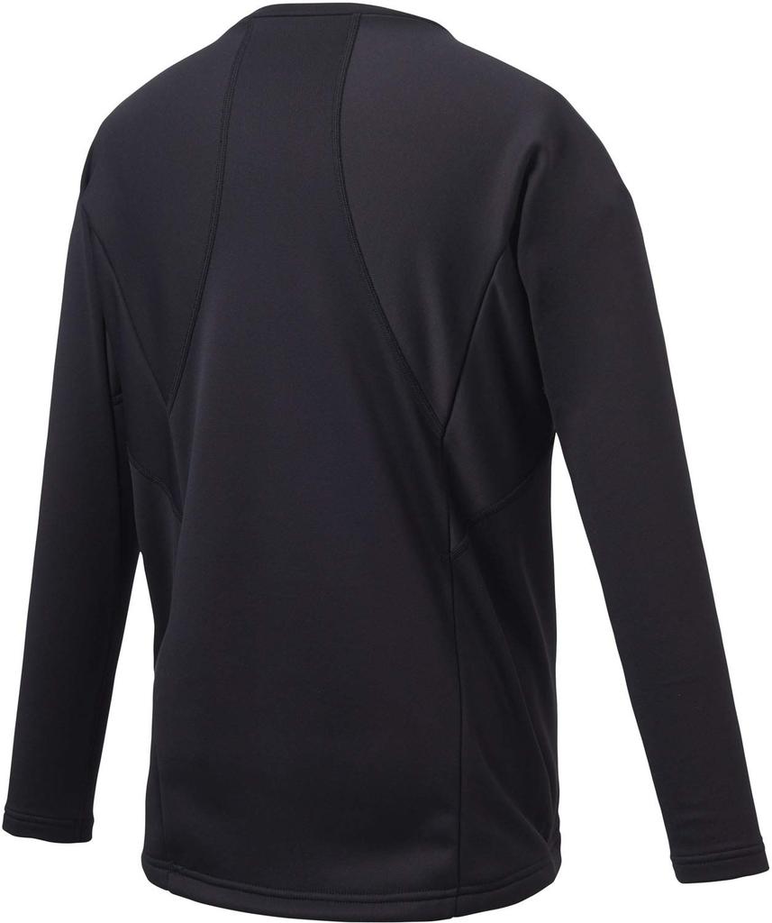 DESCENTE Детская футболка с длинным рукавом и круглым вырезом 140 см JSTD-657 Поддева, Черный,