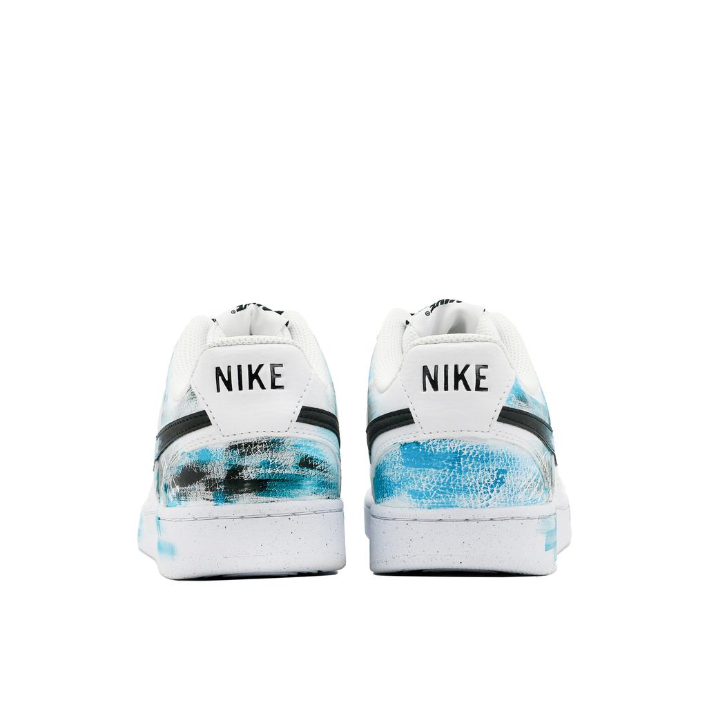 Nike Court Vision 1 Leather Slip Resistant Low top Skateboard Shoes Men's Lake Blue DH2987-110(Team309-QD)
