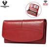 Genuine Leather Women Wallet RFID Large Capacity Multi-card Clutch Bag Designer Long Wallet Mobile Phone Bag