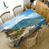 Thicken Cotton Tablecloth Seascape Landscape Pattern Rectangular Round Table Cloth For Wedding Picnic Party