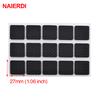 Rubber Pads For Chair Legs 1-24pcs Anti Slip Mat Bumper Damper Non-Slip Round Square Self Adhesive Table Feet Protector Hardware