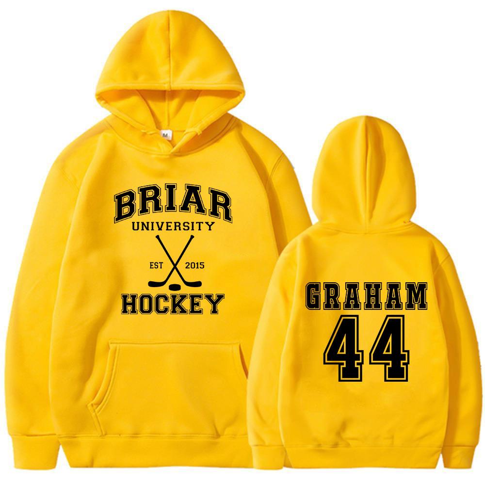 Fashion Hip-hop Graham 44 Printing Hoodie Loose Street Pullover Autumn Casual Clothes Men Women Tops Vintage Sweatshirts