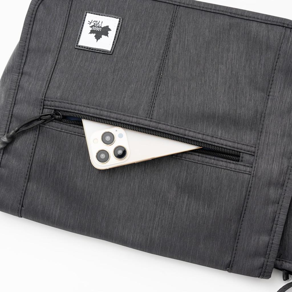 Сумка через плечо Water Crossbody Messenger серая [Logo Spark], водоотталкивающая, сумка,