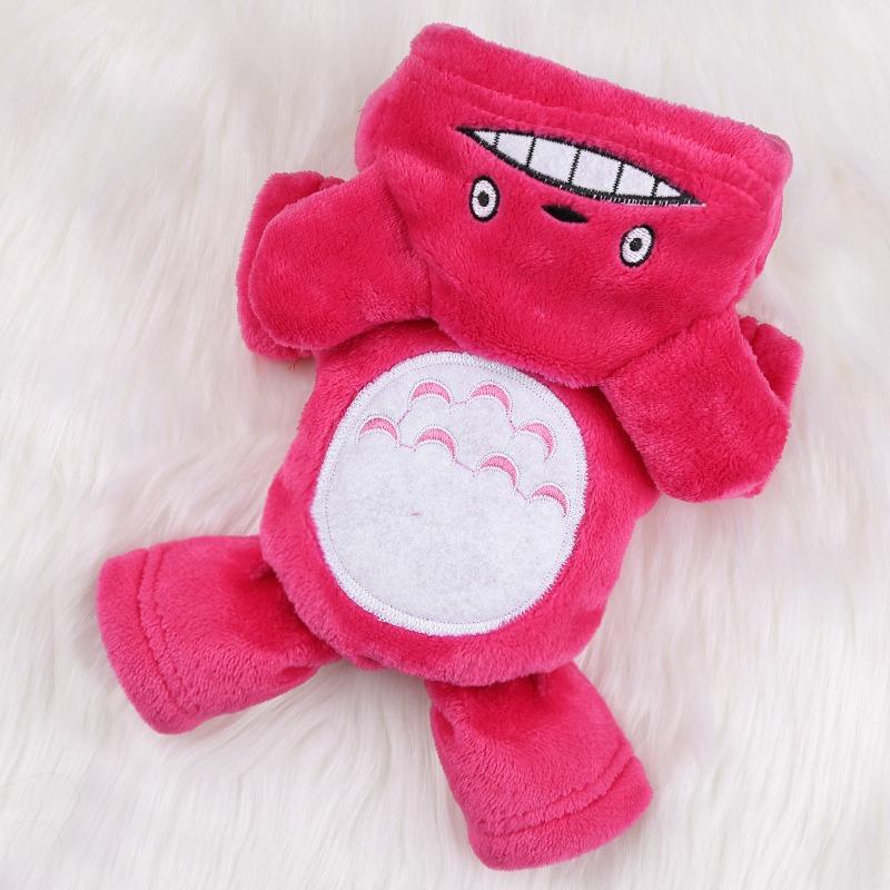 Одежда для домашних собак, кошачья осенне-зимняя четырехлапая хлопковая одежда, мультяшная одежда для кошек-трансформеров