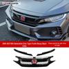 Глянцевый черный TR решетка и комплект обвеса для Civic Type R 2016: Включает заднее антикрыло, передний сплиттер и боковые юбки.