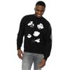 Disney Mens Mickey Mouse Faces Sweatshirt