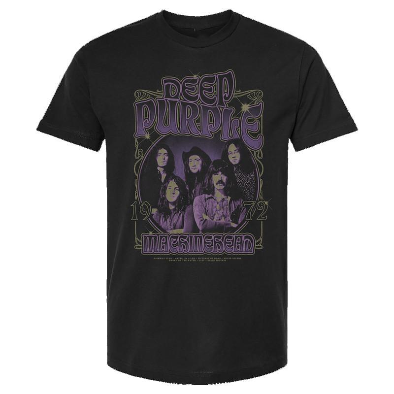 Черная футболка унисекс с принтом Deep Purple Band Black Tour, все размеры RI_043