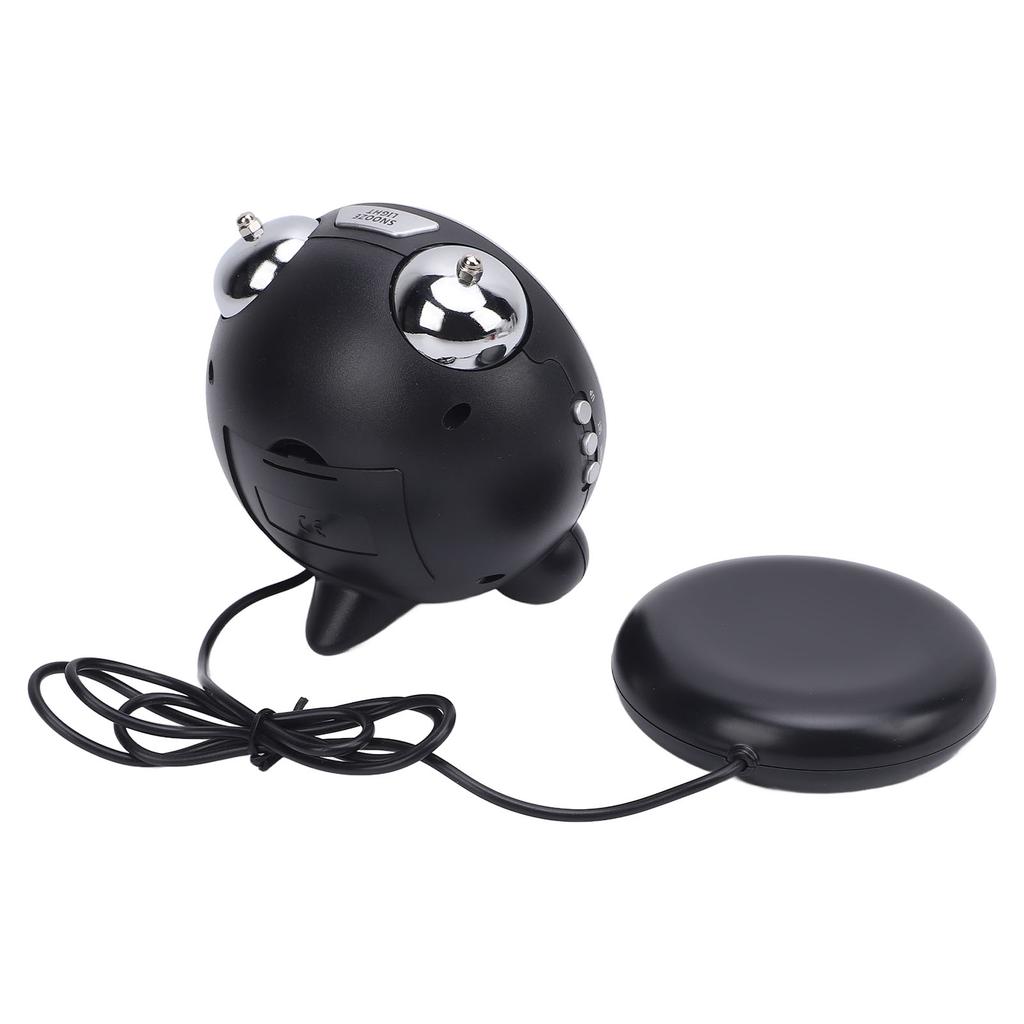 Будильник с вибратором для кровати, регулируемый уровень громкости, вибрирующий будильник со светодиодным дисплеем для крепкого сна