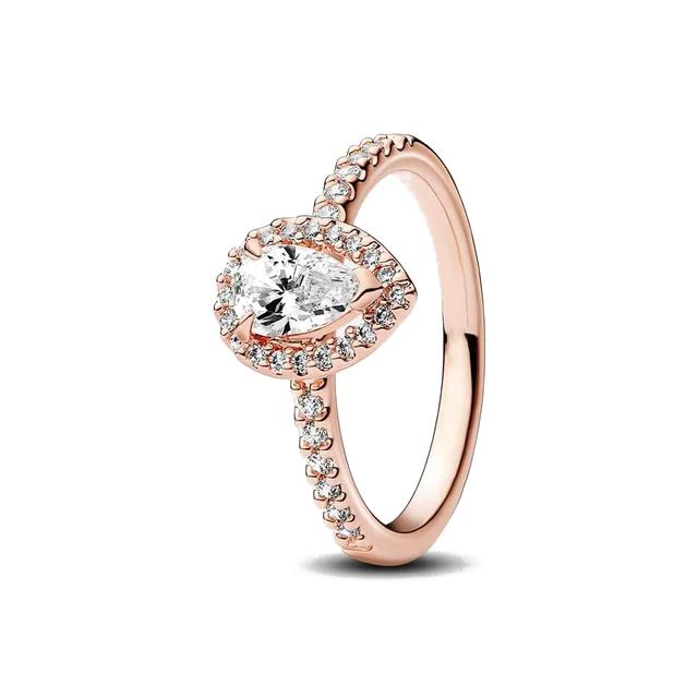 New 925 Silver Charm Pink Blue Green Black Heart-shaped Rings Women Rings Fine Jewelry Fashion Mother Gifts
