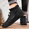 Осенние зимние ботинки мужские классические ретро модные повседневные ботинки обувь удобные уличные теплые зимние ботинки туфли на плоской подошве кожаные кроссовки