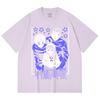 230 Gsm 100% Cotton Jujutsu Kaisen V54 Print Unisex Heavy Cotton T Shirt