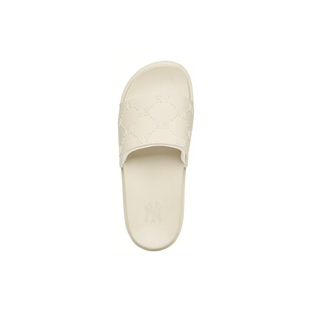 New MLB Slipper Abrasion Resistant Slide Slippers Unisex White 3ALPAC123-50WHS