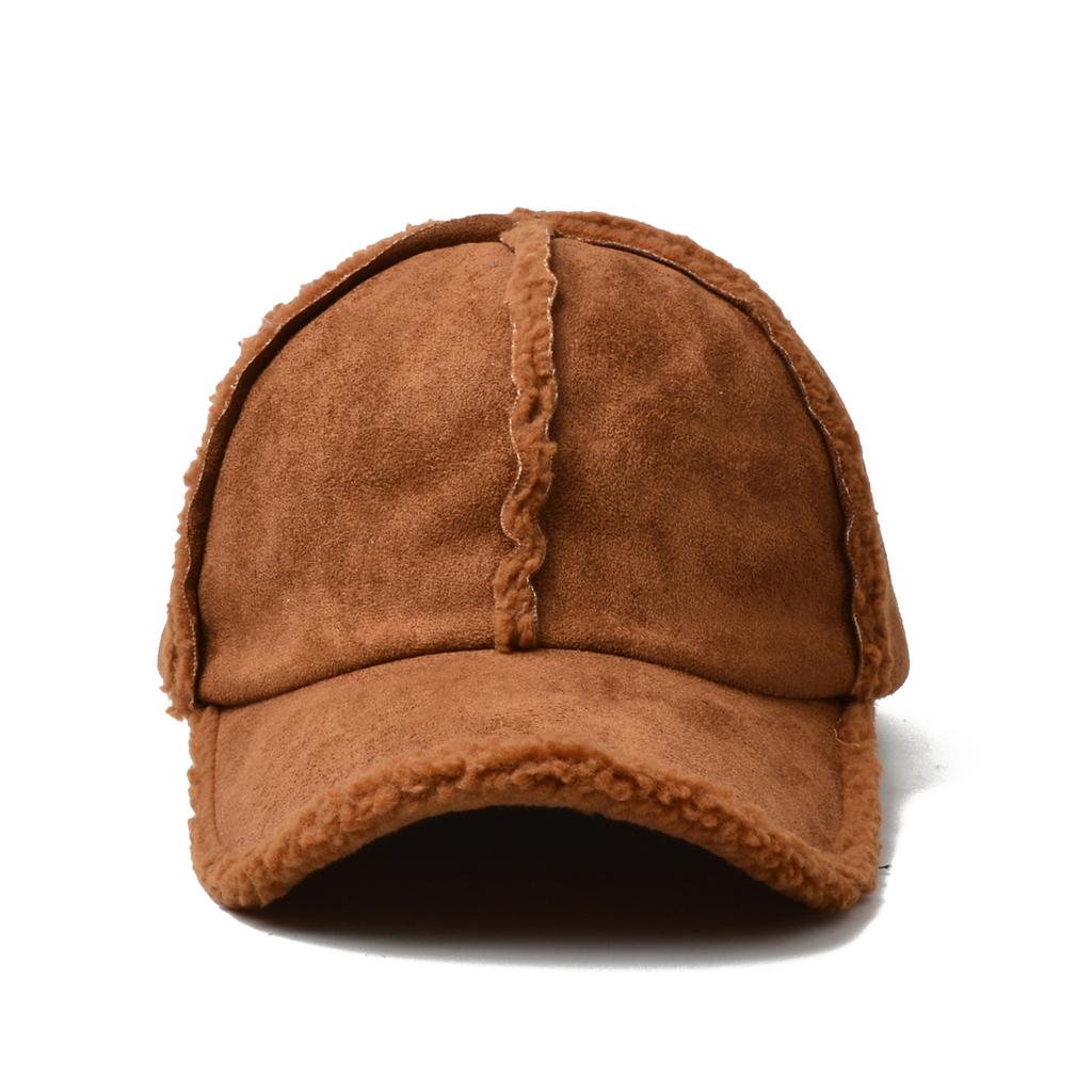 NORTWOOD 2 Styles Winter Suede Velvet Baseball Cap with Hot Thickened Warm Baseball Caps for Men Women Winter Warm Trucker Hats