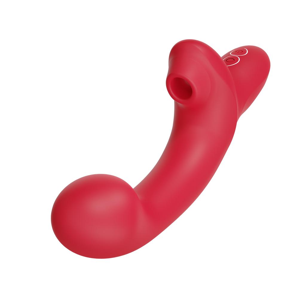 Мощный 20-скоростной дилдо-вибратор, женский клитор, присоска, вакуумный стимулятор клитора, товары для взрослых, шевелящая секс-игрушка для женщин