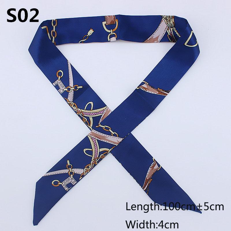 WTEMPO Women Soft Chiffon Scarf RibbonDiy Bag Decoration Hand Head Band Scarves Tied Bag