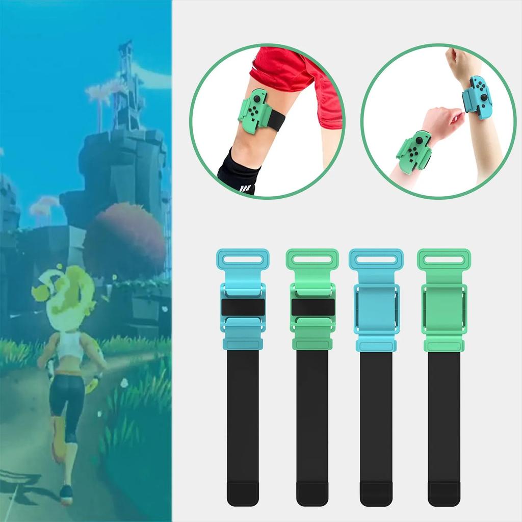 2 шт. Чехол для геймпада, портативный, чувствительный, ударопрочный, без помощи рук, регулируемый эластичный ремешок для геймпада, контроллера для переключателя/переключателя OLED