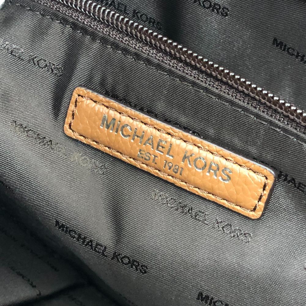 Michael Kors Сумка с логотипом 2WAY Портфель Сумка для документов Деловая сумка Кожаная Коричневая