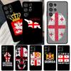 Georgia Flag Case For Samsung Galaxy S23 S22 Ultra S20 FE Note 20 Note 10 S8 S9 S10 Plus S21 Ultra Cover