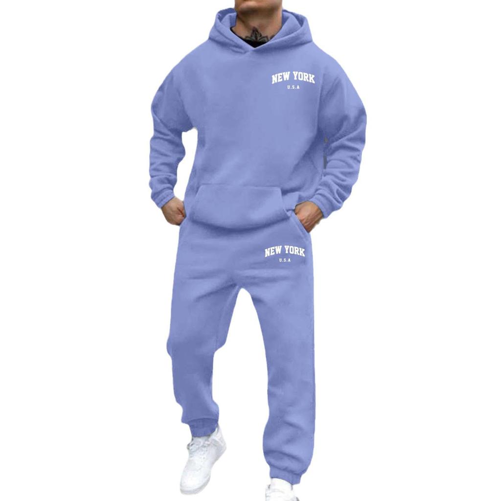 Unisex Street Trend Plus Velvet Hoodie Set – Bestseller