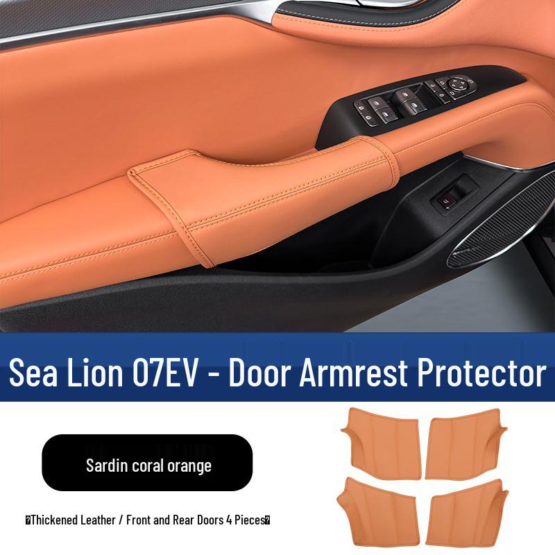 BYD Seagull 07EV Door Handle Leather Protective Cover Pad