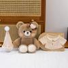 Clothes Bear Doll Run Run Bear Doll Bed Companion Bear Hug Bear Teddy Bear Plush Toy Soothing Ragdoll