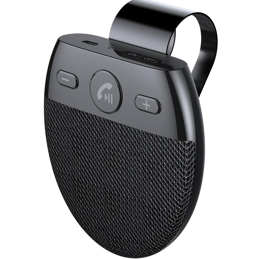 Bluetooth 5.0 Handsfree Car Kit High Definition Voice Sun Visor Music Player Music Playback