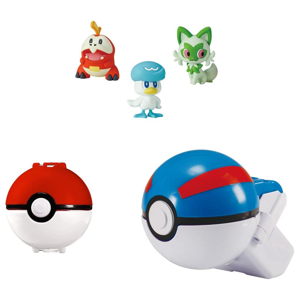 Pocket Monster Monster Коллекция Poketorze Pokedelze Набор из 3 отправлений и (Супербол/Монстрбол)