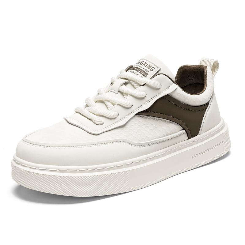 Универсальные кожаные мужские повседневные туфли на шнуровке мужские вулканизированные туфли модные туфли для вождения для отдыха на природе мужские кроссовки обувь для скейтбординга