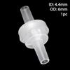 1/5Pcs Pagoda Inline One-Way Valve One Way Non-Return Fluid Stopper New Plastic Check Valve