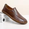 Men‘s Handmade Loafers Casual Leather Shoes Flats Moccasins Men Sneakers Plus Size 39-47