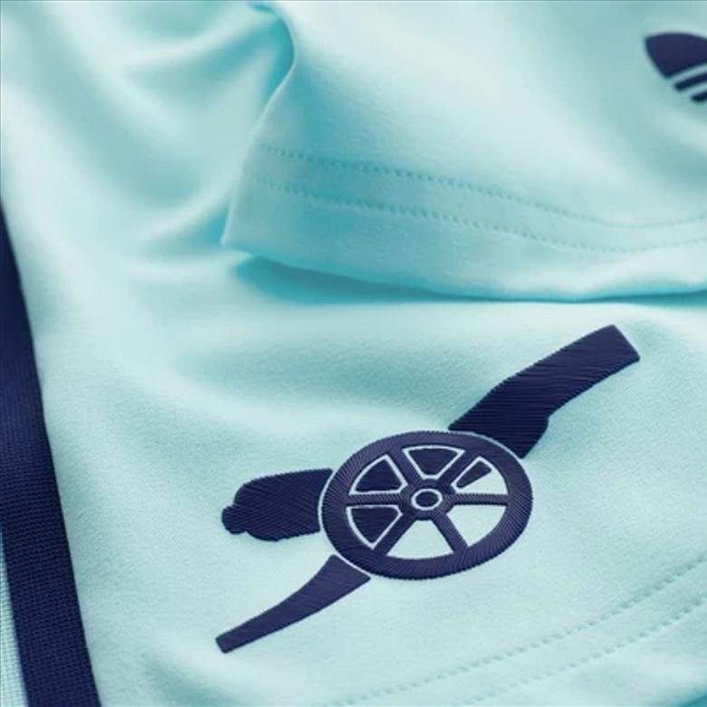 adidas Оригинальные X Arsenal Authentics 24/25 полосатый дизайн модные простые спортивные футбольные брюки мужские низ синий JX7079