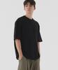 PIANER Cool Cotton Oversized Crew Neck Short Sleeve T-Shirt (Black)