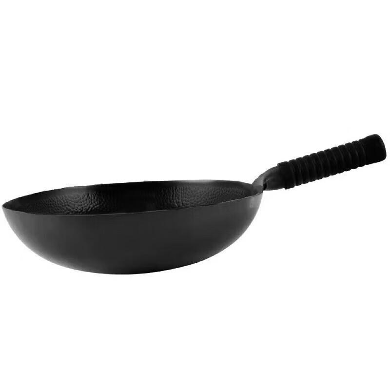 JWD 32cm Hand-Forged Wrought Iron Wok