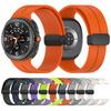 Спортивный силиконовый ремешок с магнитной D-образной пряжкой для Samsung Galaxy Watch 8 44 мм 40 мм, ремешок для Samsung Watch8 Classic 46 мм, браслет