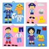 Quick Change Clothes DIY For Kids Activities Felt Toys Educational Montessori Puzzle Baby Early Education Kindergarten Toys