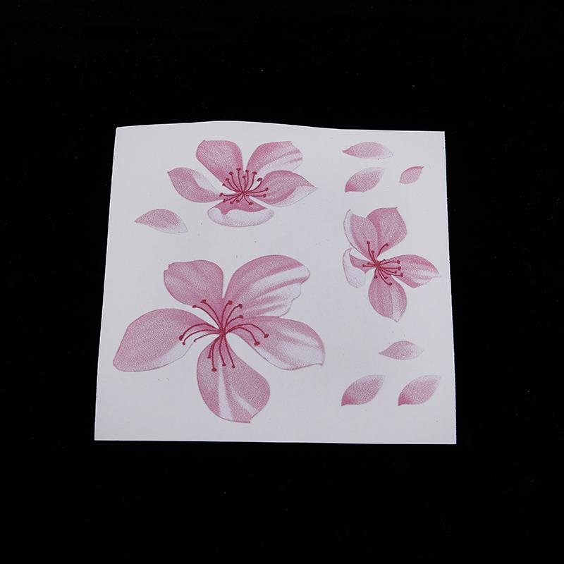1Pcs Cherry Blossom Floral Car Stickers Love Pink Auto Vinyl Deca Bumperl Window Ipad