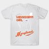 T Shirt Women Mississippi Maryland Harajuku Print Kawaii Tshirt Summer Short Sleeve Female T-Shirt Top Tee