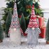 Christmas Wine Bottle Gnome Hat Topper Cute 3D Faceless Knitted Long Full Beard Handmade Xmas