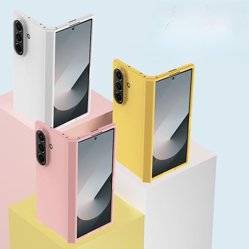 Жесткий чехол с текстурой PC и защитой шарнира для Samsung Galaxy Z Fold 7 6 5 3 4 ZFold7, полный комплект, защитная крышка